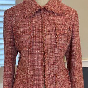 Etcetera Tweed Pink Jacket